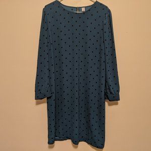 Polka Dot Shift Dress
